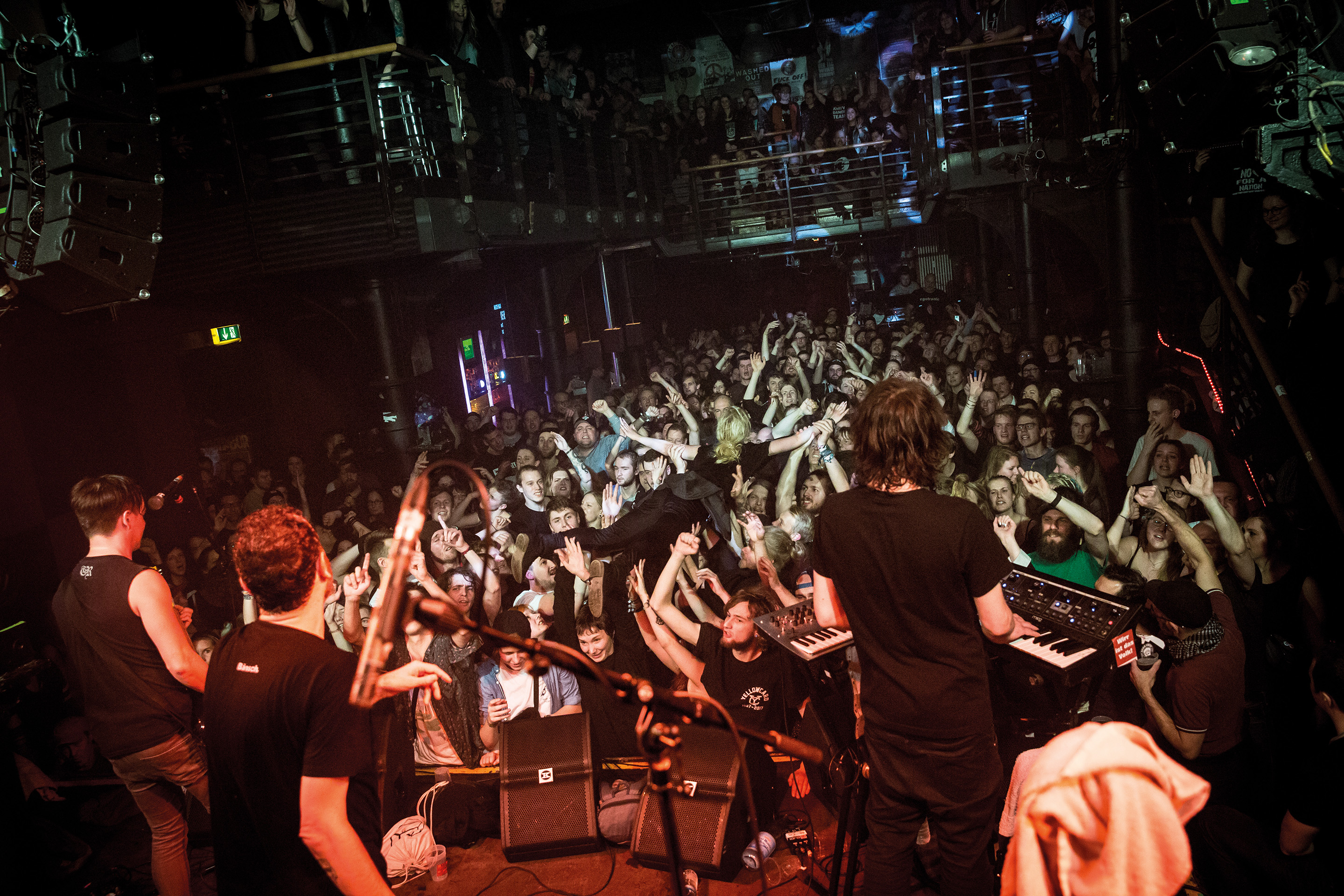 Ein Foto von einem Konzert der Band Egotronic